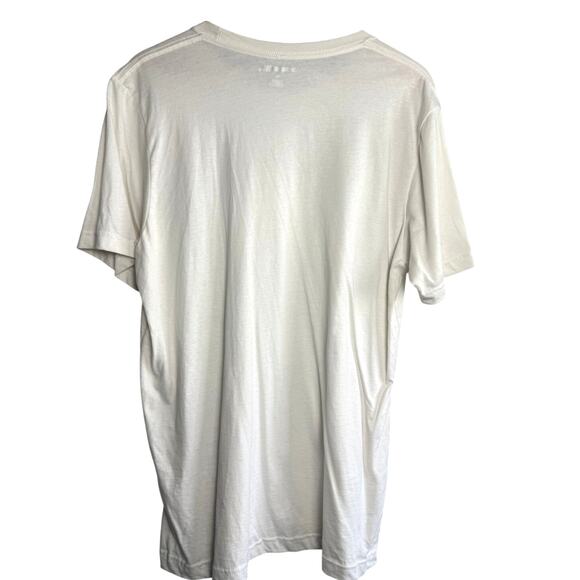 Crowned Free World Changer Graphic Tee NWT Size Large Cream Rainbow - Picture 3 of 5